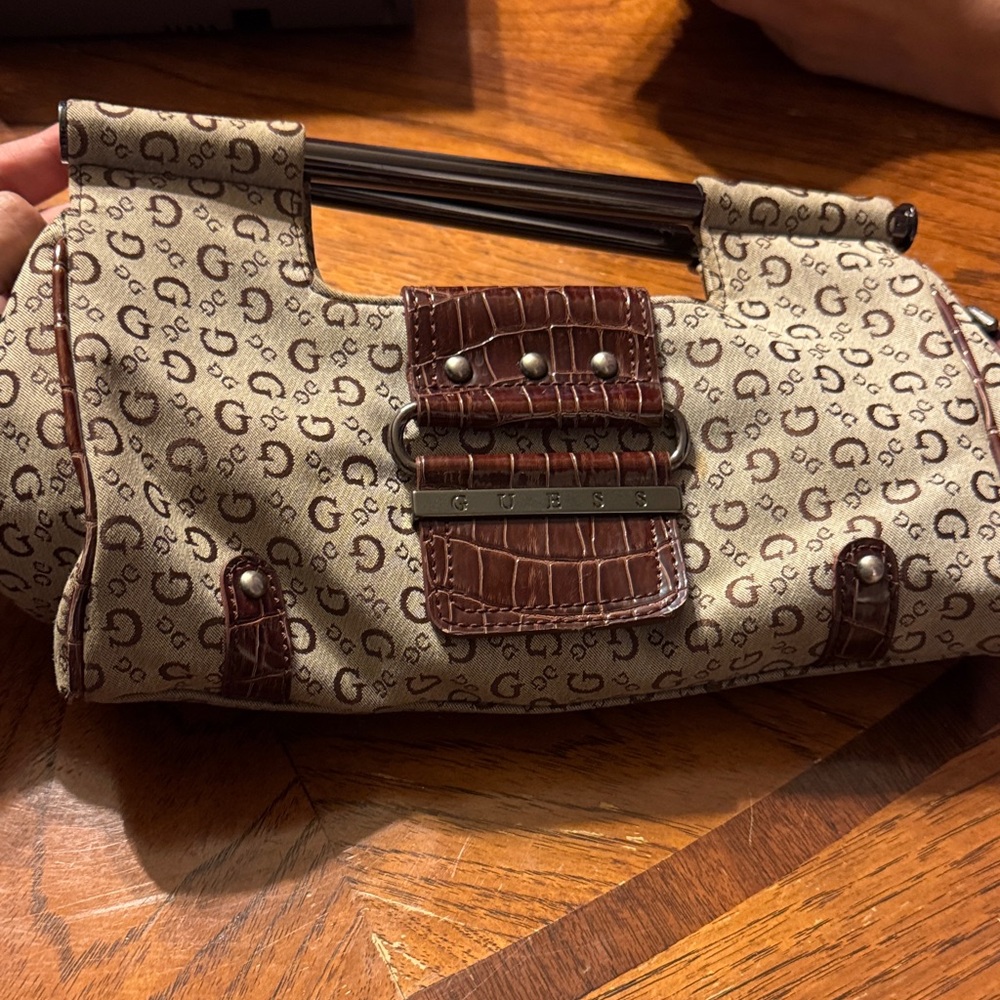 Vintage Guess monogram handbag